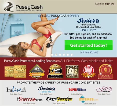 The Homepage of PussyCash