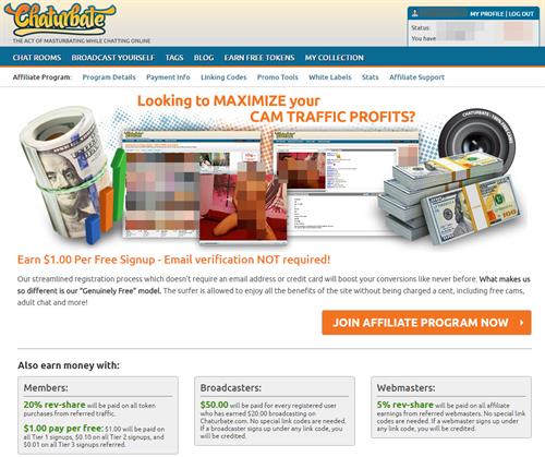 Chaturbate Affiliate Program